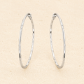 Silver hoops