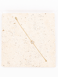24k gold crystal embellished star bracelet