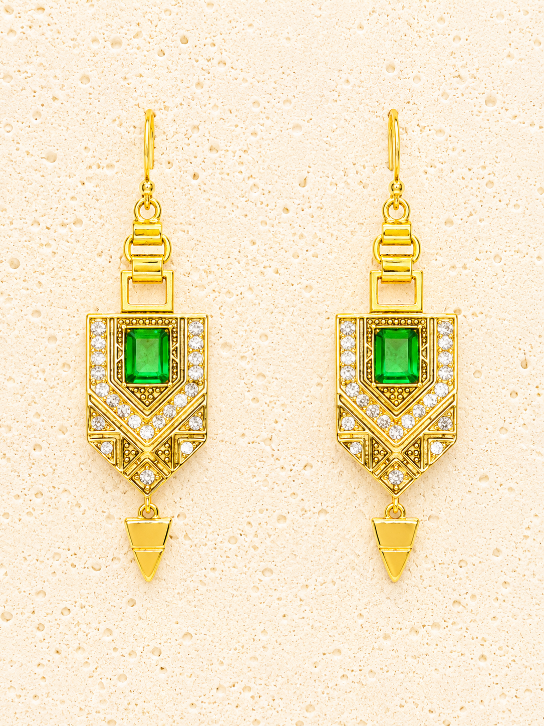 Emerald earrings