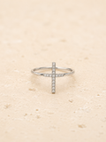 Crystal cross ring