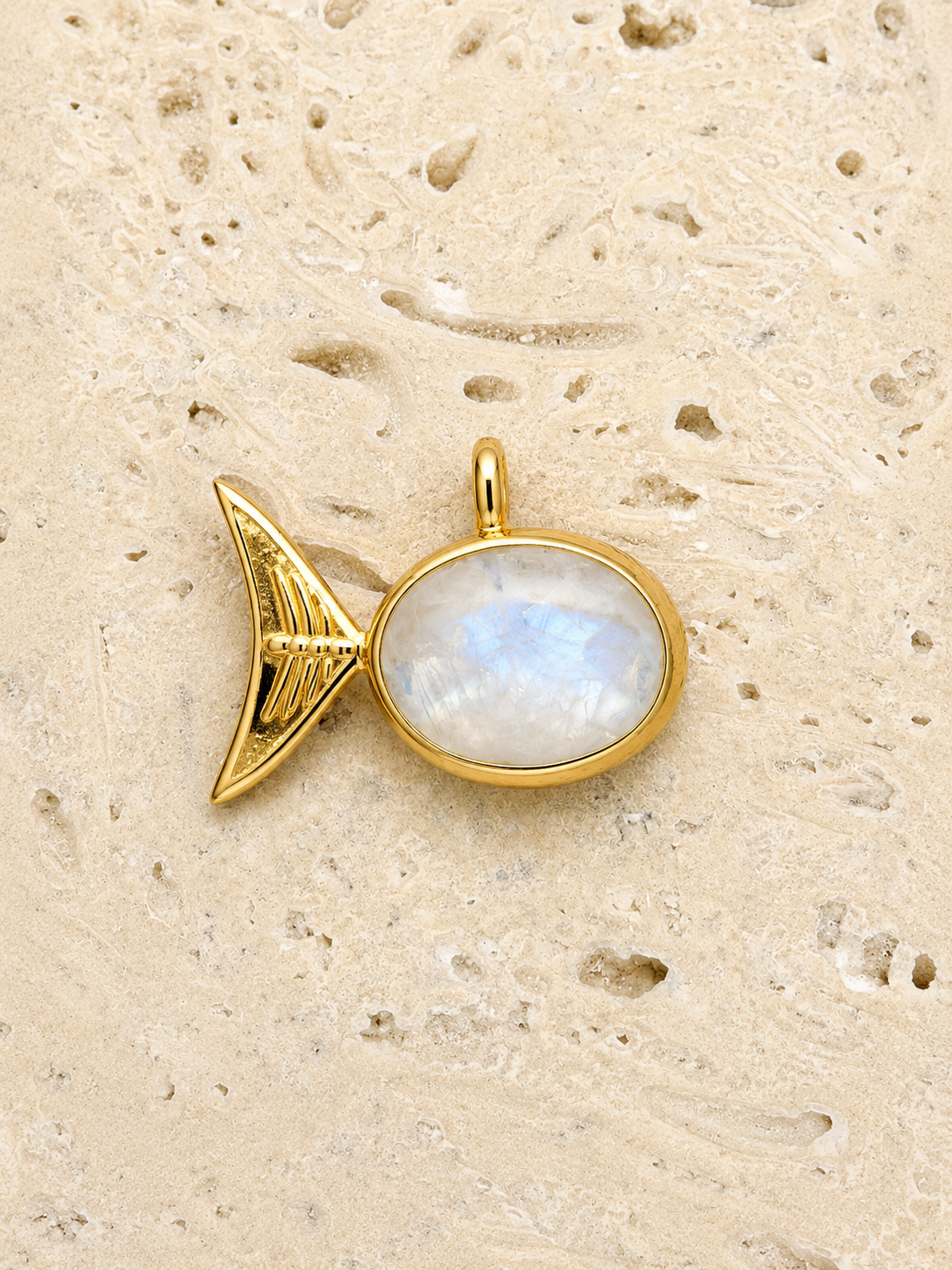 Mother of pearl fish charm