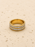 Double crystal ring