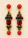 Designer Swarovski earrings