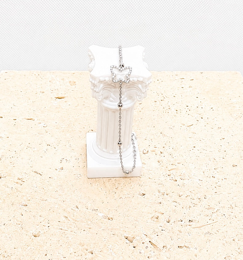Embellished butterfly bracelet