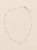 Sterling silver freshwater pearl necklace