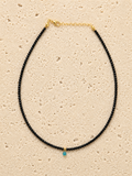 Crystal beaded necklace