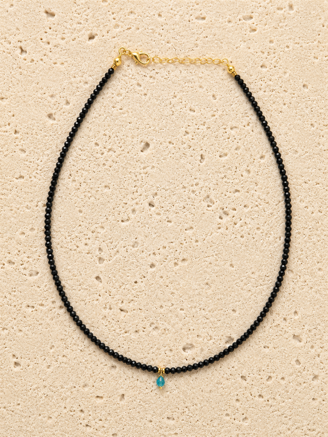Crystal beaded necklace