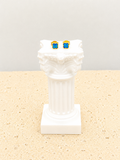 Opalite stud earring