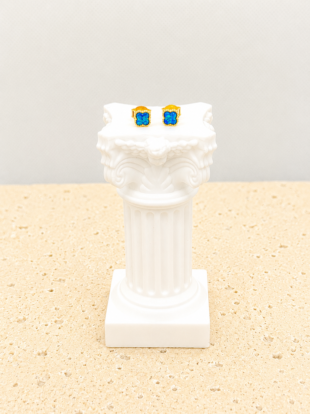 Opalite stud earring