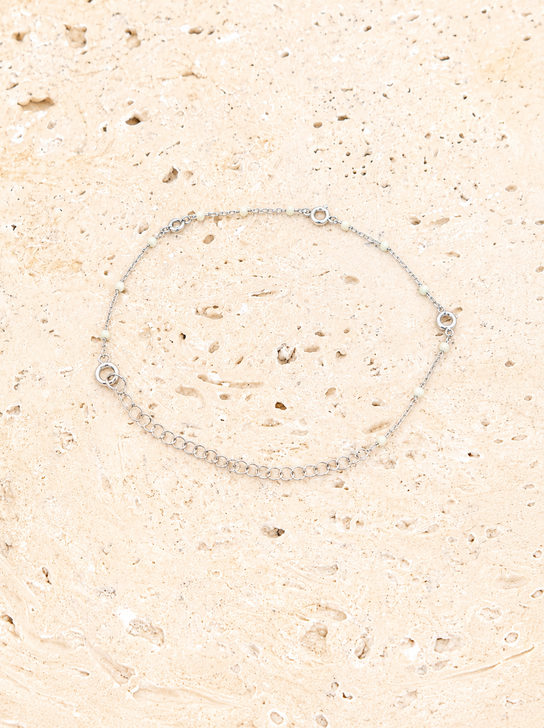 Crystal beaded bracelet