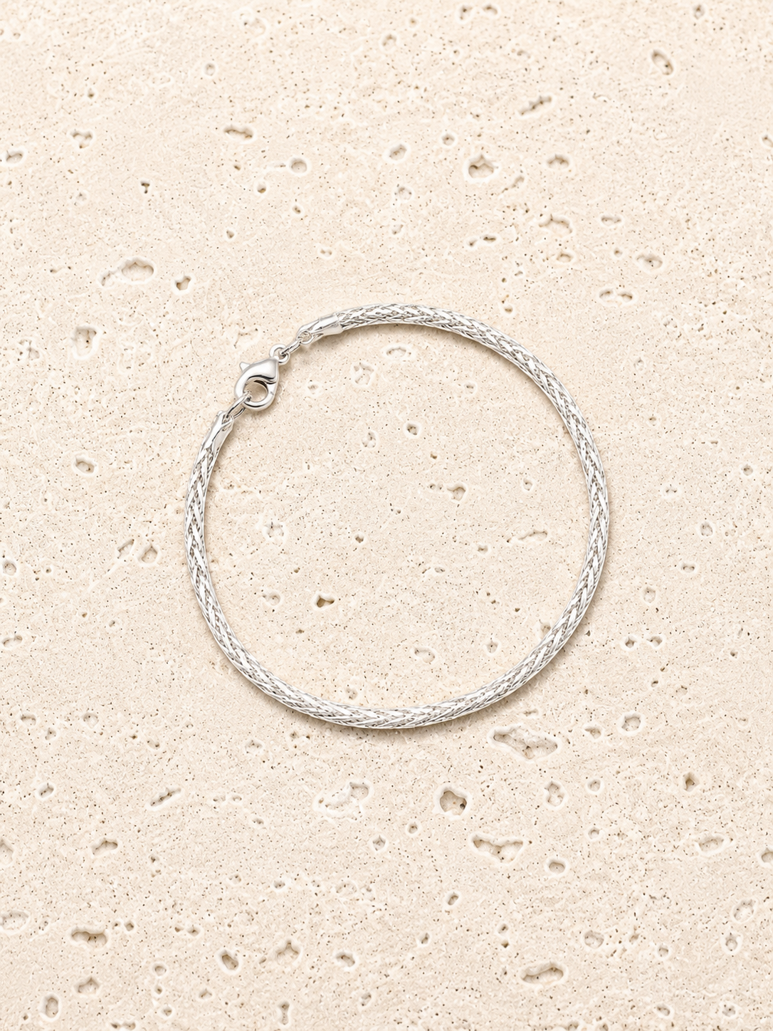 Sterling silver snake bracelet