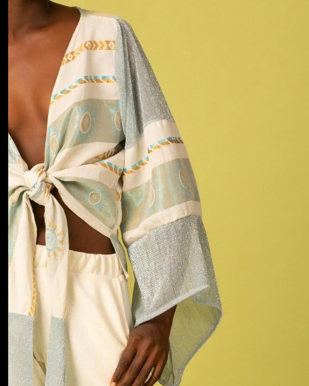 Summer vibes bolero shirt