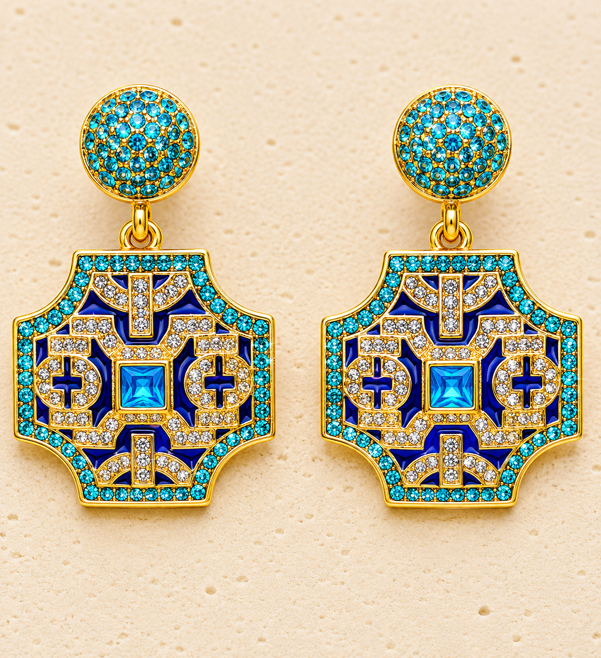 Crystal earrings