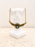 Brass Filigree Turquoise necklace
