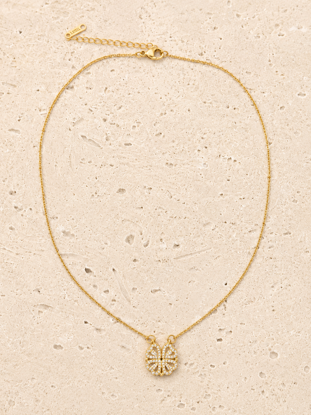 Two way crystal necklace