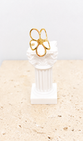 24k gold adjustable ring