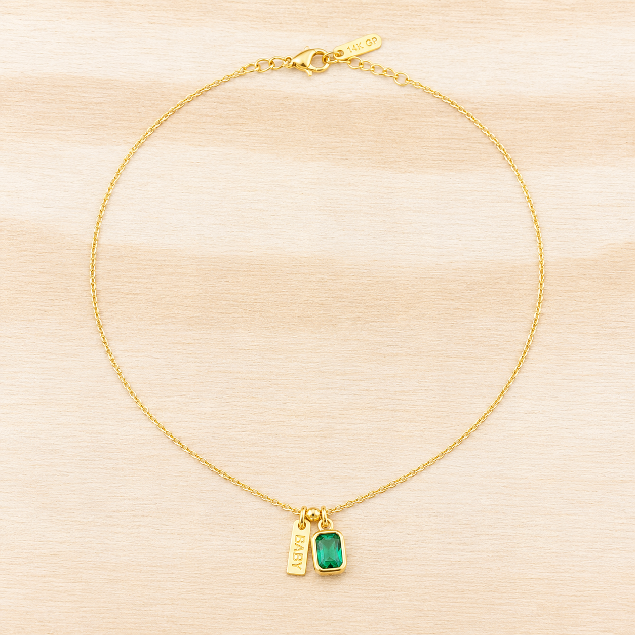 Crystal ‘baby’ necklace