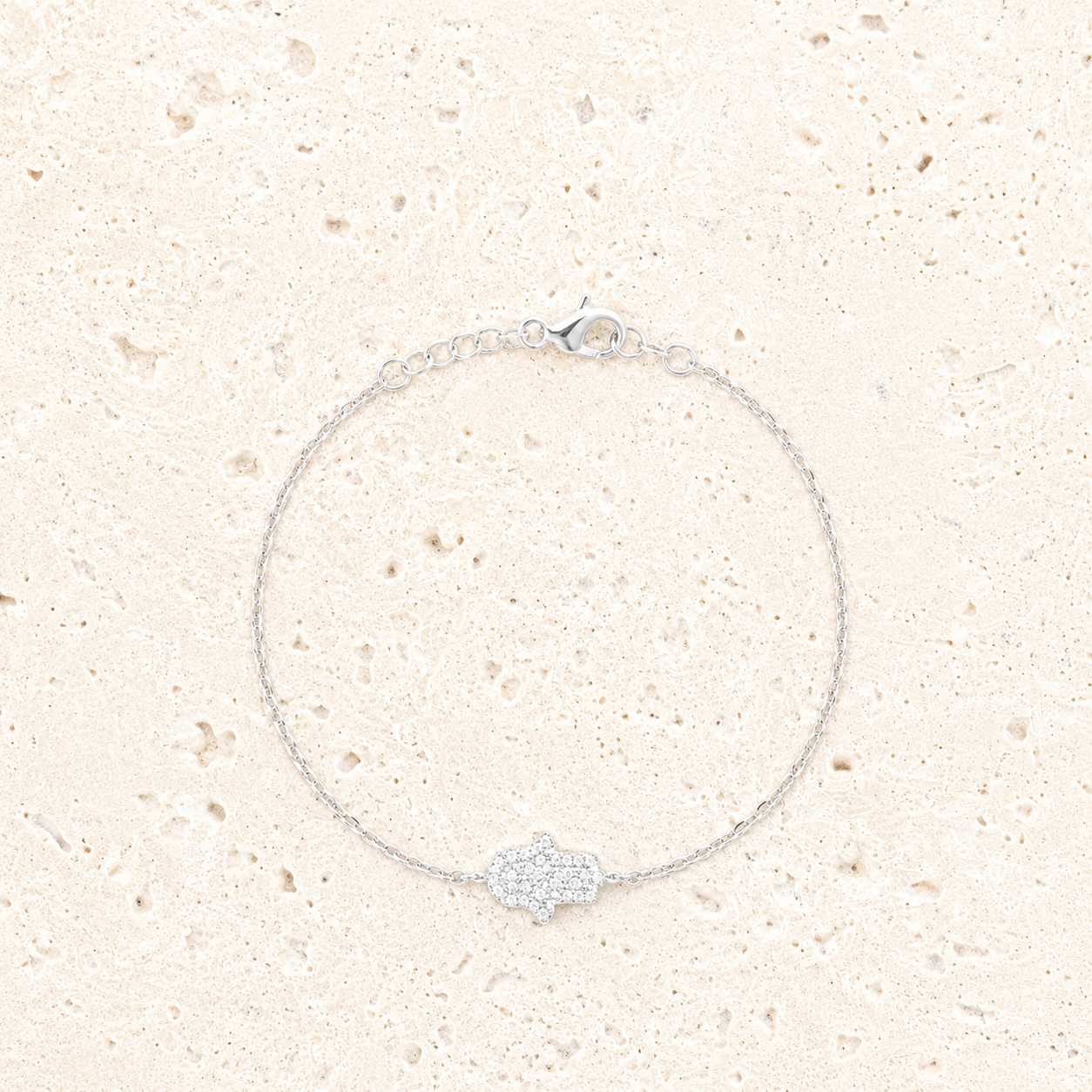 Hamas hand crystal bracelet