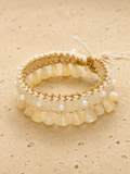 Crochet beaded bracelet