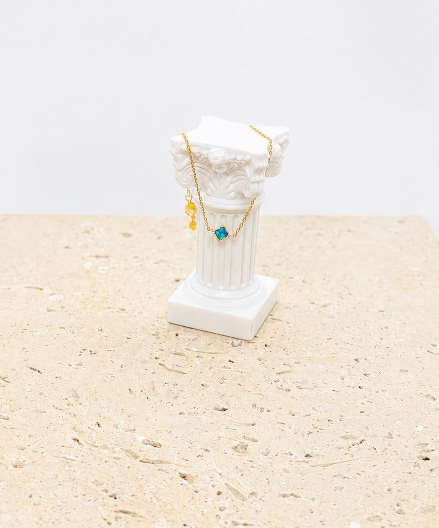 Opalite 24k gold bracelet