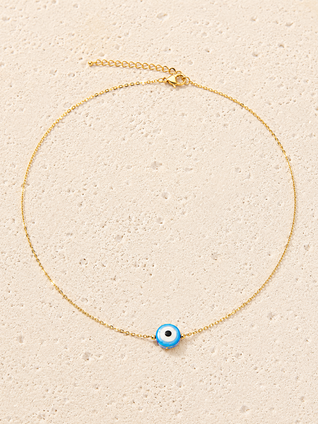 Opalite evil eye necklace