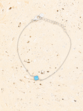 Opalite four leaf clover bracelet