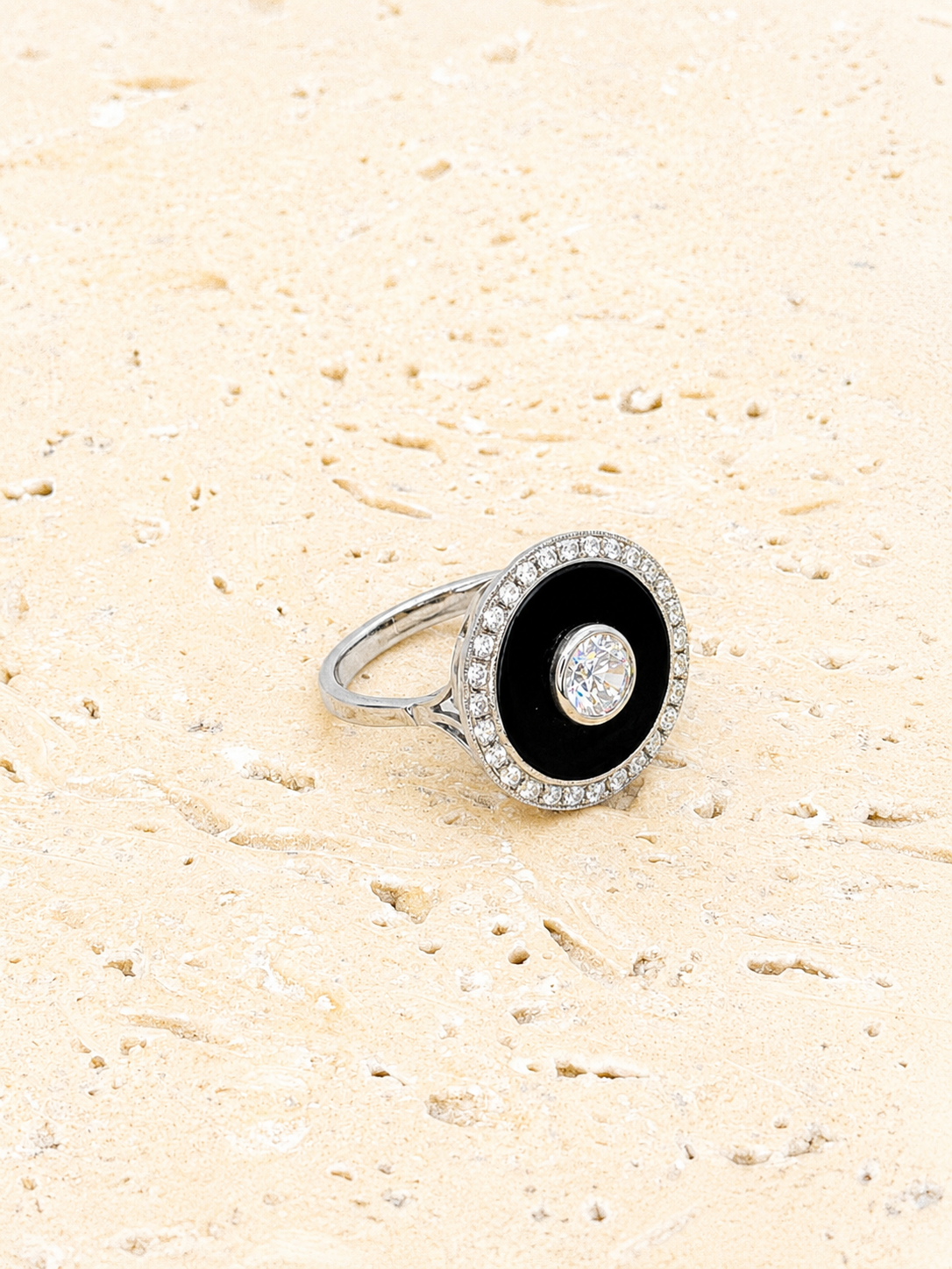 Bespoke onyx ring