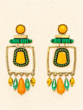 Bohemian drop earrings