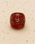 Red resin ring