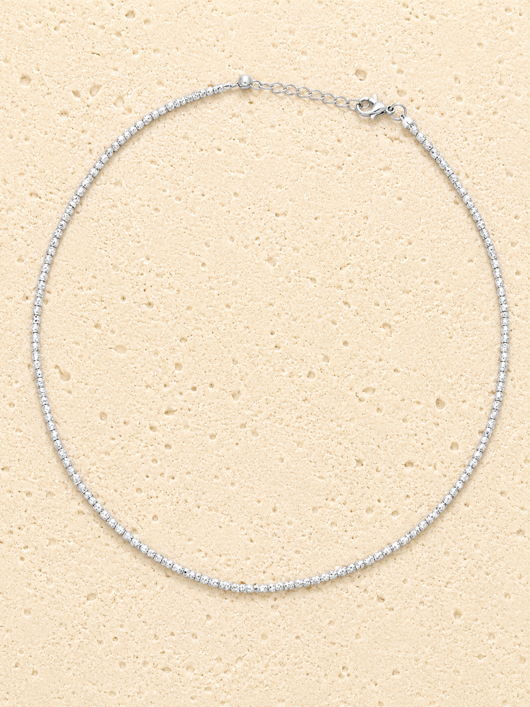 Crystal beaded necklace