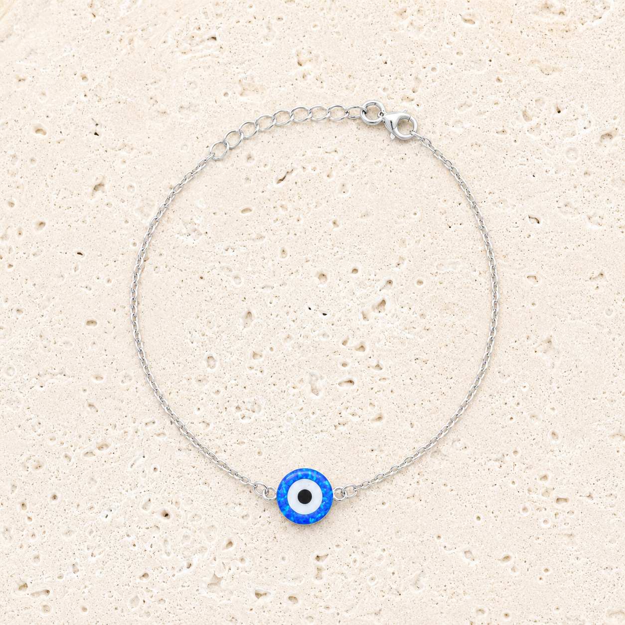 Opalite evil eye bracelet