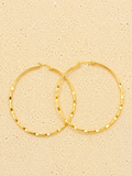 Large gold hoops