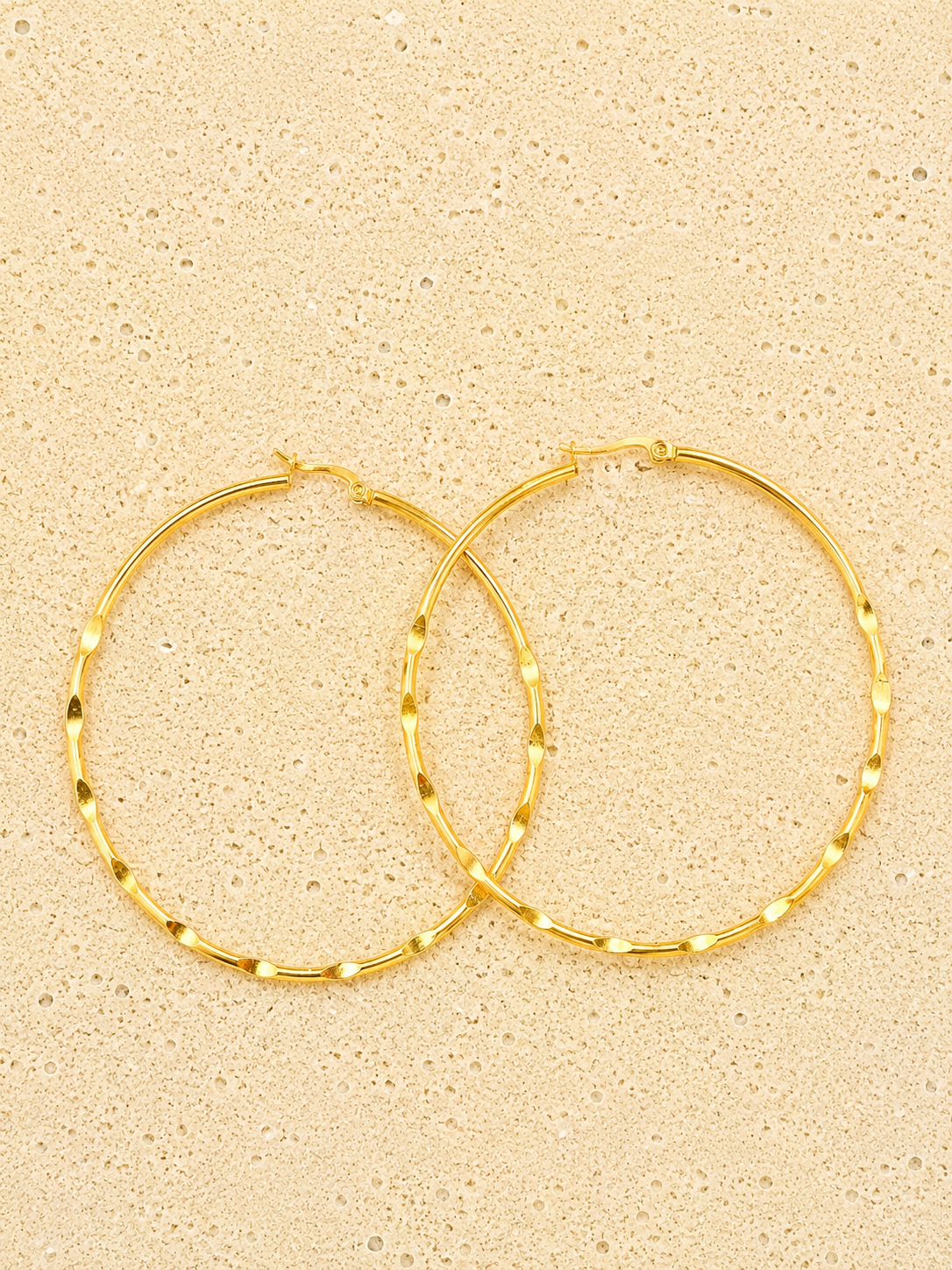 Large gold hoops