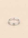 Crystal and marked ring