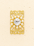 Pearl filigree ring