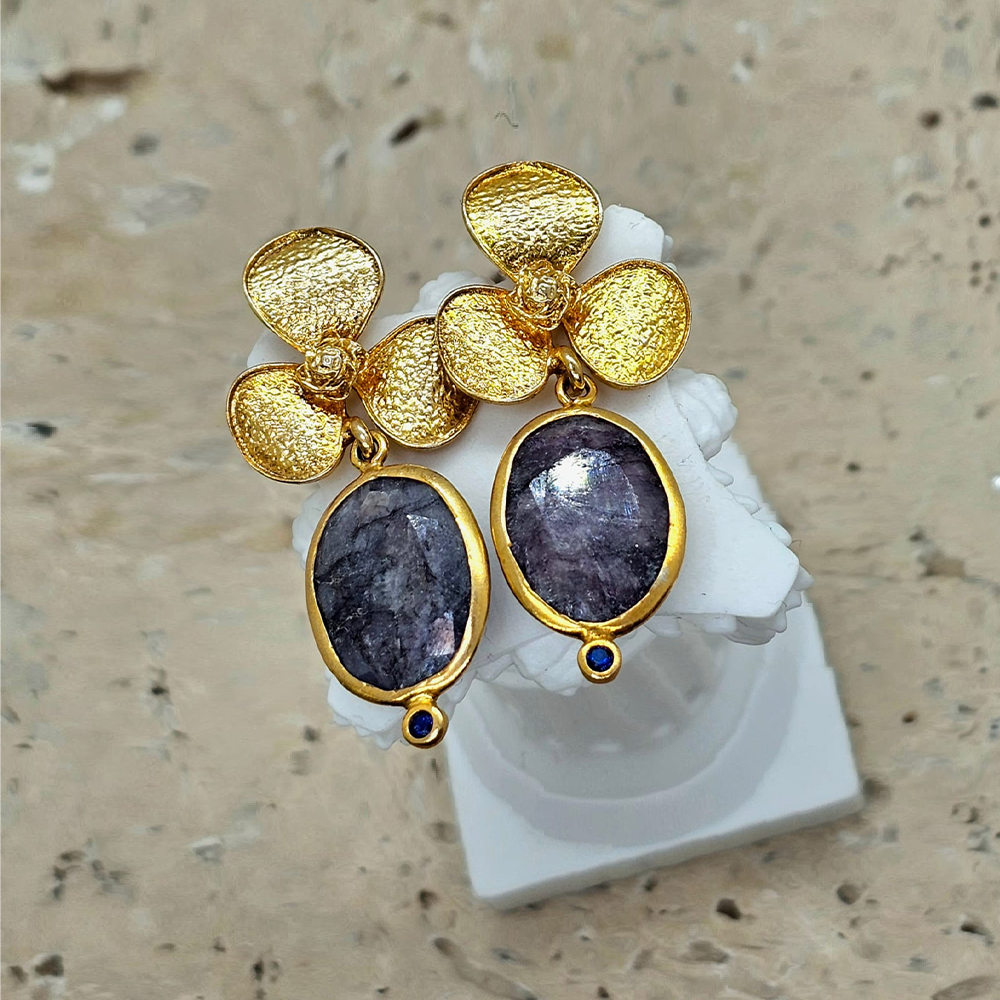 Orchid Amethyst Earrings