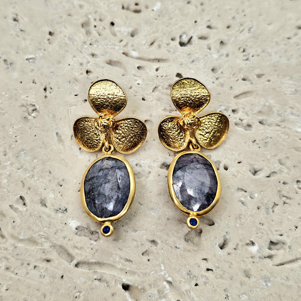 Orchid Amethyst Earrings