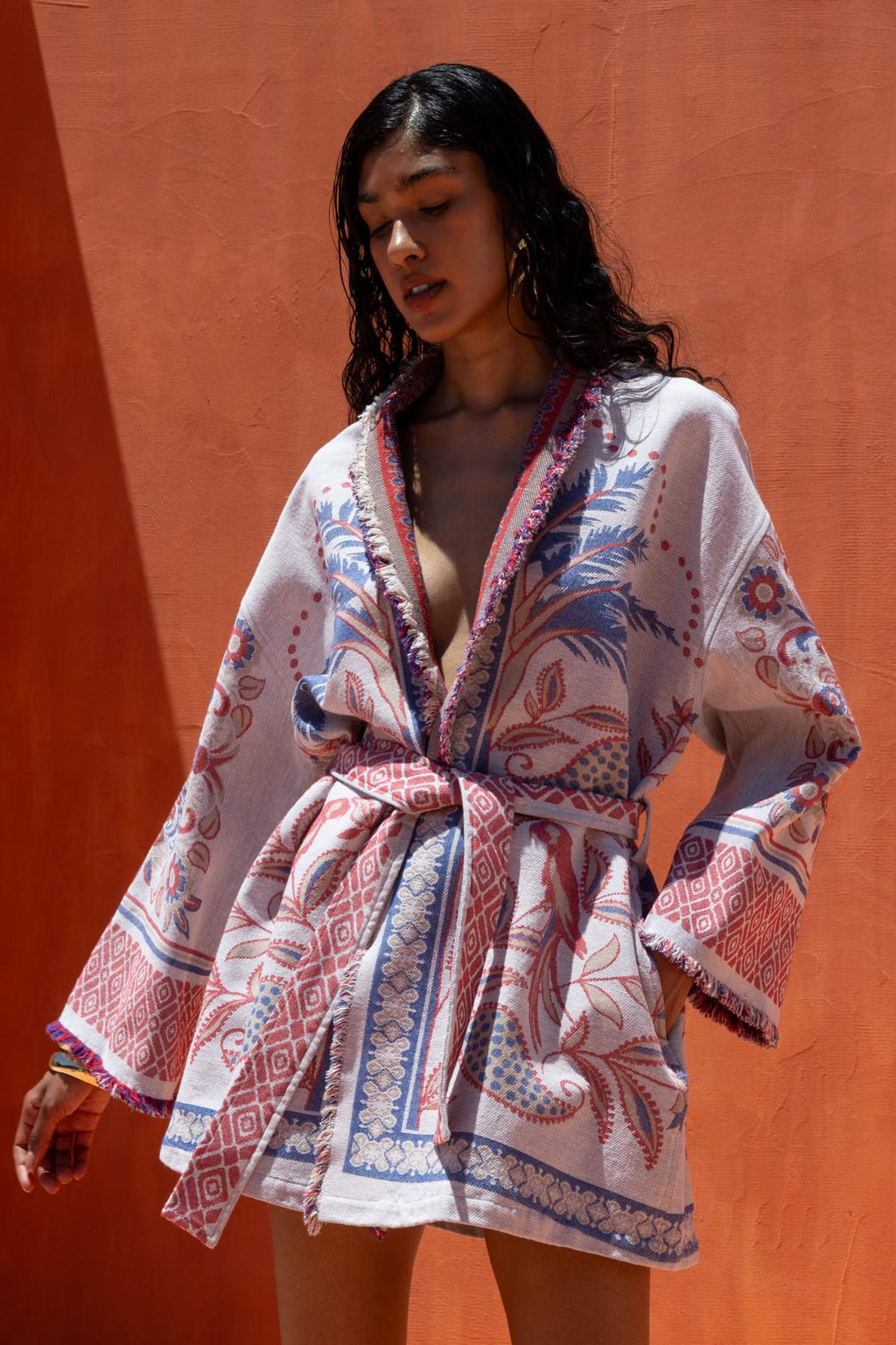 Palm Cardigan Design