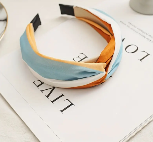 Resort wear colorful knotted headbands