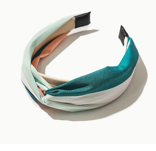 Resort wear colorful knotted headbands