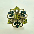 Emerald Bloom Brooch