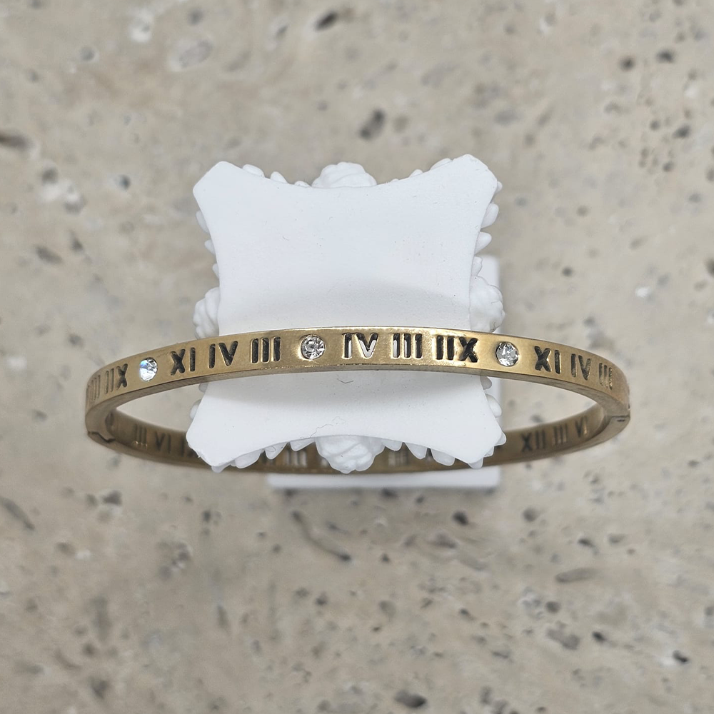 Chronos Crystal Bangle