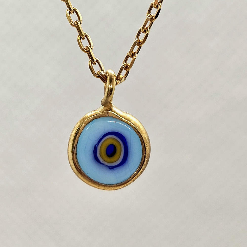 Small Murano Eye Necklace