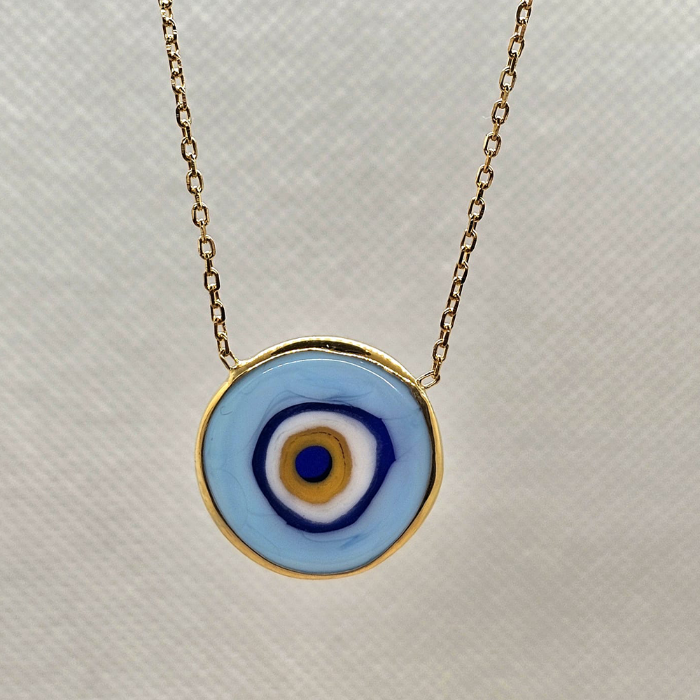Large Murano Eye Necklace