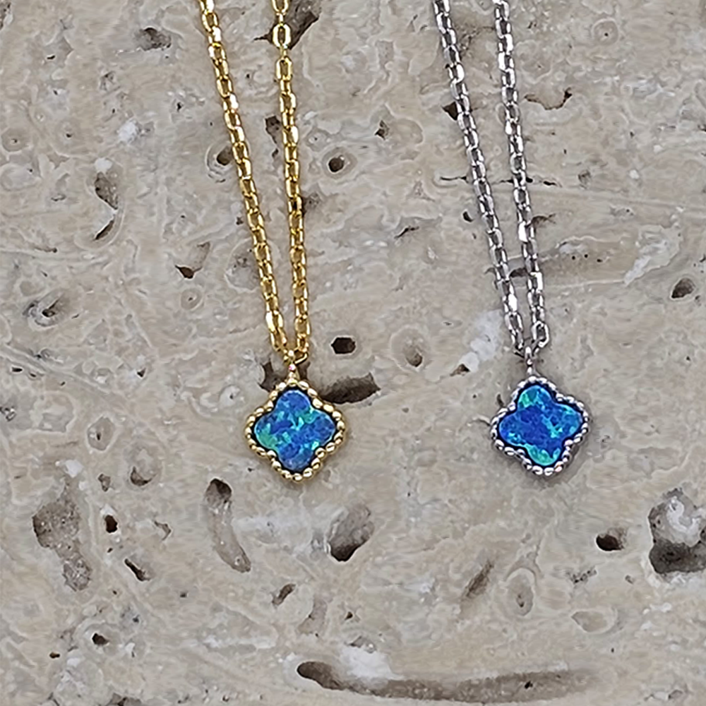 Opalite Clover Necklace