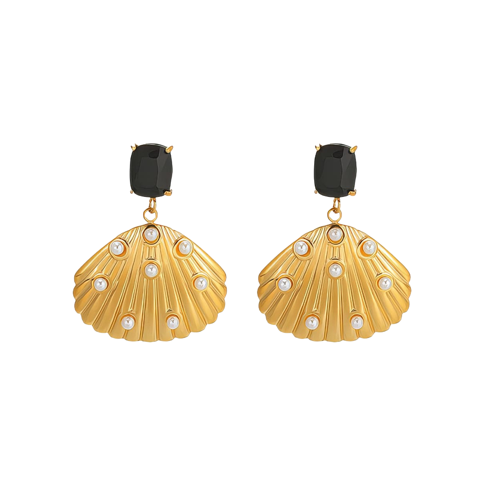 Nerida Shell Drop Earrings