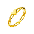 Heart Link Ring