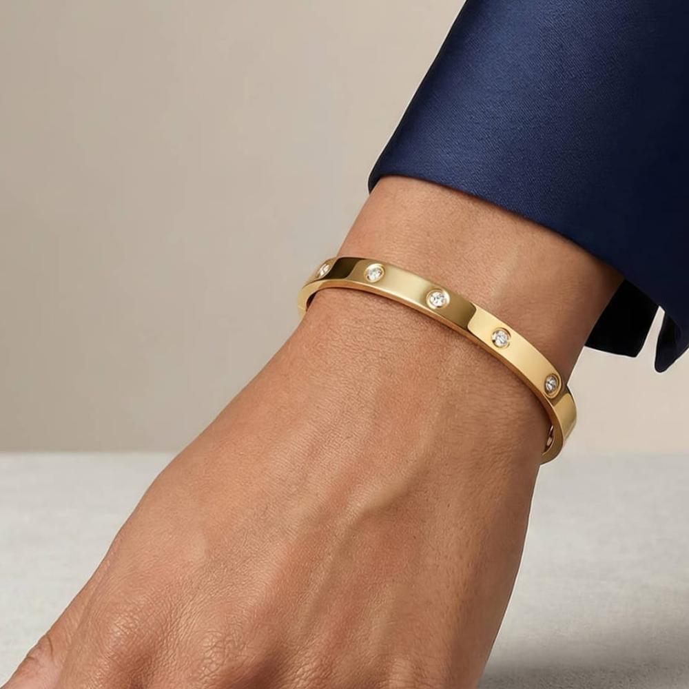 Thalia Crystal Bangle