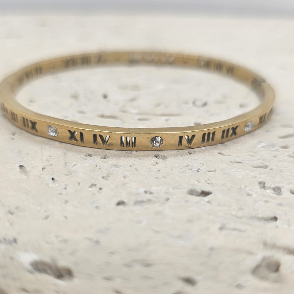 Chronos Crystal Bangle
