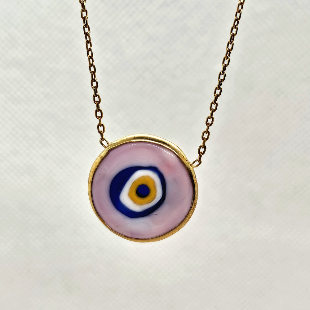 Large Murano Eye Necklace